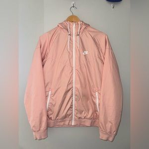 Nike Sportswear Windrunner Hooded Jacket, Coral, Men’s Medium